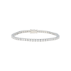 Bartorelli Italian Jewels | BRACCIALE TENNIS IN ORO BIANCO 18 CARATI E DIAMANTI BIANCHI TAGLIO BRILLANTE - 91437327 (1)