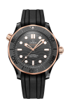 Omega | SEAMASTER DIVER 300M 43,5 MM, CERAMICA NERA SU CAUCCI&Ugrave; - 210.62.44.20.01.001 (1)