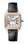 Cartier | SANTOS-DUMONT, MODELLO PICCOLO, ORO ROSA E ACCIAIO, QUADRATO - W2SA0038 (1)