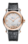 Chopard | HAPPY SPORT 36 MM, AUTOMATICO, ORO ROSA, LUCENT STEEL&trade;, DIAMANTI - 278559 (1)