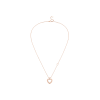 Fred | COLLANA PRETTY WOMAN MODELLO MEDIO IN ORO ROSA CON PAV&Egrave; DI DIAMANTI - 7B0259 - 7B0259 (1)