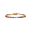 Bartorelli Italian Jewels | BRACCIALE IN ORO ROSA E ZAFFIRI MULTICOLOR - AB1660 (2)