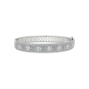 Bartorelli Italian Jewels | BRACCIALE RIGIDO IN ORO BIANCO E DIAMANTI BIANCHI - AB1755/90790 (1)
