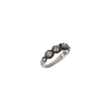 Bartorelli Italian Jewels | ANELLO IN ORO BIANCO CON DIAMANTI BROWN E DIAMANTI NERI - VR22384DKDBW (1)