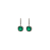 Bartorelli Italian Jewels | ORECCHINI A MONACHELLA CON AGATA VERDE E DIAMANTI - TE7556DAGW (1)