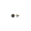 Bartorelli Italian Jewels | ORECCHINI A LOBO SFERA PICCOLA IN ORO ROSA CON PAV&Egrave; DI DIAMANTI NERI - VE21994DKP (2)