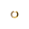 Bartorelli Italian Jewels | ORECCHINI CERCHIO IN ORO ROSA E PAVE' DIAMANTI - VE08956DP (2)
