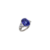 Bartorelli Italian Jewels | ANELLO IN ORO BIANCO CON DIAMANTI E TANZANITE - F.157 (1)