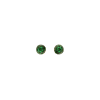 Bartorelli Italian Jewels | ORECCHINI MEZZA SFERA A LOBO IN ORO BIANCO CON PAV&Egrave; DI TSAVORITI - VE24690TSP (1)