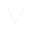 Bartorelli Italian Jewels | Collana in oro bianco con ciondolo lettera F in diamanti - BAC0648 (1)