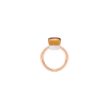 Pomellato | ANELLO NUDO - ANELLO IN ORO ROSA CON CASTONE IN ORO BIANCO E QUARZO MADERA SFACCETTATO - A.A110/O6/OV - A.A110/O6/OV (2)