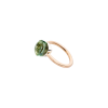 Pomellato | ANELLO NUDO - ANELLO IN ORO ROSA CON CASTONE IN ORO BIANCO E PRASIOLITE SFACCETTATA - A.B403/O6/PA - PAB4030O6000000PA (3)