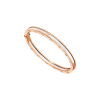 Bulgari | BRACCIALE B.ZERO1 IN ORO ROSA E CERAMICA BIANCA - BR857617 - BR857617 (1)