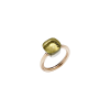 Pomellato | ANELLO NUDO - ANELLO IN ORO ROSA CON CASTONE IN ORO BIANCO E QUARZO LEMON SFACCETTATO - A.A110/O6/QL - PAA1100O6000000QL (1)