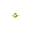 Pomellato | ANELLO NUDO - ANELLO IN ORO ROSA CON CASTONE IN ORO BIANCO E QUARZO LEMON SFACCETTATO - A.A110/O6/QL - PAA1100O6000000QL (2)