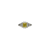 Bartorelli Italian Jewels | ANELLO IN ORO BIANCO CON DIAMANTI BIANCHI E DIAMANTE YELLOW - 19162935 (2)