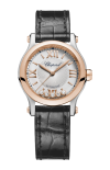 Chopard | HAPPY SPORT 33 MM, AUTOMATICO, ORO ROSA ETICO, LUCENT STEEL&trade;, DIAMANTI - 278573 (1)