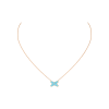 Chaumet | CHAUMET - COLLANA JEUX DE LIENS IN ORO ROSA CON DIAMANTE E TURCHESE - 082932 - 082932 (1)