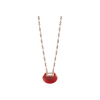 Qeelin | COLLANA YU YI IN  ORO ROSA CON DIAMANTI E AGATA - MODELLO MEDIO - AA-020-NL-RGDRA - YY-020-NL-RGDRA (1)