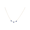 Bartorelli Italian Jewels | COLLANA CUORE IN ORO ROSA CON DIAMANTI E ZAFFIRI BLU - C069/16/3/C4Z (1)