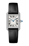 Cartier | TANK MUST DE CARTIER, MODELLO PICCOLO, ACCIAIO, DIAMANTI,  QUARZO - W4TA0031 (1)