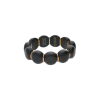 Roberto Demeglio | BRACCIALE AURA DAMA MEDIO IN CERAMICA NERA SATINATA E BARRETTE IN CERAMICA ROSA - AU9D4MRBNS (1)