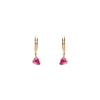 Bartorelli Italian Jewels | ORECCHINI MONACHELLA IN ORO ROSA E ZAFFIRI ROSA - O335/20/1-ZR (1)