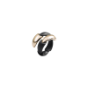 Vhernier | ANELLO CALLA MIDI IN TITANIO NERO E ORO ROSA - T01652A0161 (1)