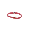 Bartorelli Italian Jewels | BRACCIALE IN PELLE ROSA CON ELEMENTI IN ORO ROSA, DIAMANTI E RODOLITE - 1PU0032122/1 (1)