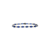 Bartorelli Italian Jewels | BRACCIALE TENNIS IN ORO BIANCO CON FANTASIA DI DIAMANTI E ZAFFIRI BLU - 390-BA0516A-D-W (1)
