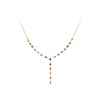 Bartorelli Italian Jewels | COLLANA IN ORO ROSA CON ZAFFIRI MULTICOLOR - AN2946/MCS (1)