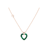Fred | COLLANA PRETTY WOMAN IN ORO ROSA CON DIAMANTI, MALACHITE E MADREPERLA - 7B0276 - 7B0276 (1)
