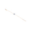 Bartorelli Italian Jewels | BRACCIALE IN ORO ROSA CON CUORE SILHOUETTE IN ZAFFIRI BLU - FB1419R008N (1)