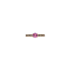 Bartorelli Italian Jewels | ANELLO IN ORO ROSA CON ZAFFIRO ROSA E DIAMANTI BROWN TAGLIO BRILLANTE - FA1141R008002N (2)