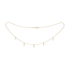 Bartorelli Italian Jewels | GIROCOLLO IN ORO ROSA CON CROCI DI DIAMANTI - C054/2-OR (1)