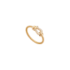 Fred | ANELLO FORCE 10 MODELLO PICCOLO IN ORO GIALLO E DIAMANTI - 4B0966 - 4B0966 (1)