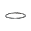 Bartorelli Italian Jewels | BRACCIALE TENNIS IN ORO BIANCO CON DIAMANTI - 417-P350 (1)