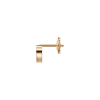 Chopard | CHOPARD - ORECCHINO SINGOLO MY HAPPY HEARTS IN ORO ROSA ETICO, CORNIOLA - 83A086-5802 - 83A086 (2)