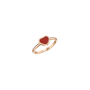 Chopard | CHOPARD - ANELLO MY HAPPY HEARTS IN ORO ROSA ETICO, CORNIOLA - 82A086-5810 - 82A086 (1)