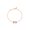 Fred | BRACCIALE CHANCE INFINIE MODELLO MEDIO IN ORO ROSA CON DIAMANTI E RUBINI - 6B1052 - 6B1052 (1)
