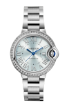 Cartier | BALLON BLEU DE CARTIER 33 MM, AUTOMATICO, ACCIAIO, DIAMANTI - W4BB0028 (1)