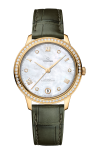 Omega | DE VILLE PRESTIGE 34 MM, ORO GIALLO SU PELLE - 434.58.34.20.55.002 (1)