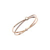 Pomellato | BANGLE POMELLATO TOGETHER IN ORO ROSA CON DIAMANTI BROWN SU ORO ROSA RODIATO NERO - PBC3070O7BKRDBR00 - PBC3070O7BKRDBR00 (1)