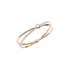 Pomellato | BANGLE POMELLATO TOGETHER IN ORO ROSA CON DIAMANTI BIANCHI SU ORO ROSA RODIATO BIANCO - PBC3070O7WHRDB000 - PBC3070O7WHRDB000 (1)