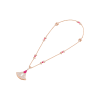 Bulgari | COLLANA DIVAS' DREAM IN ORO ROSA CON RUBELLITE, MADREPERLA E PAV&Eacute; DI DIAMANTI - CL859983 - CL859983 (2)