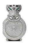 Cartier | LA PANTH&Egrave;RE DE CARTIER, ORO BIANCO, DIAMANTI, SMERALDO, QUARZO - HPI01734 (2)