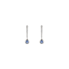 Bartorelli Italian Jewels | ORECCHINI PENDENTI IN ORO BIANCO CON ZAFFIRI BLU E DIAMANTI A SCALARE - 1PE1790047/3/2 (1)