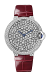 Cartier | BALLON BLEU DE CARTIER 37 MM, AUTOMATICO, ORO BIANCO, DIAMANTI - HPI01515 (2)