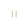 Bartorelli Italian Jewels | ORECCHINI FULMINE PENDENTI 4 ELEMENTI IN ORO ROSA PAV&Eacute; DI DIAMANTI BROWN - VE29491DBP (1)