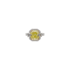 Bartorelli Italian Jewels | ANELLO IN ORO BIANCO CON DIAMANTE FANCY YELLOW CERTIFICATO GIA ORIGINALE E DIAMANTI BIANCHI - 000-5383NS (2)